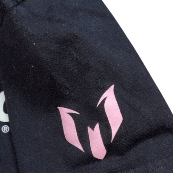 Hard Rock Cafe Youth 'Messi' Soccer Graphic T-Shirt-Black-XL-GUC - Picture 4 of 5